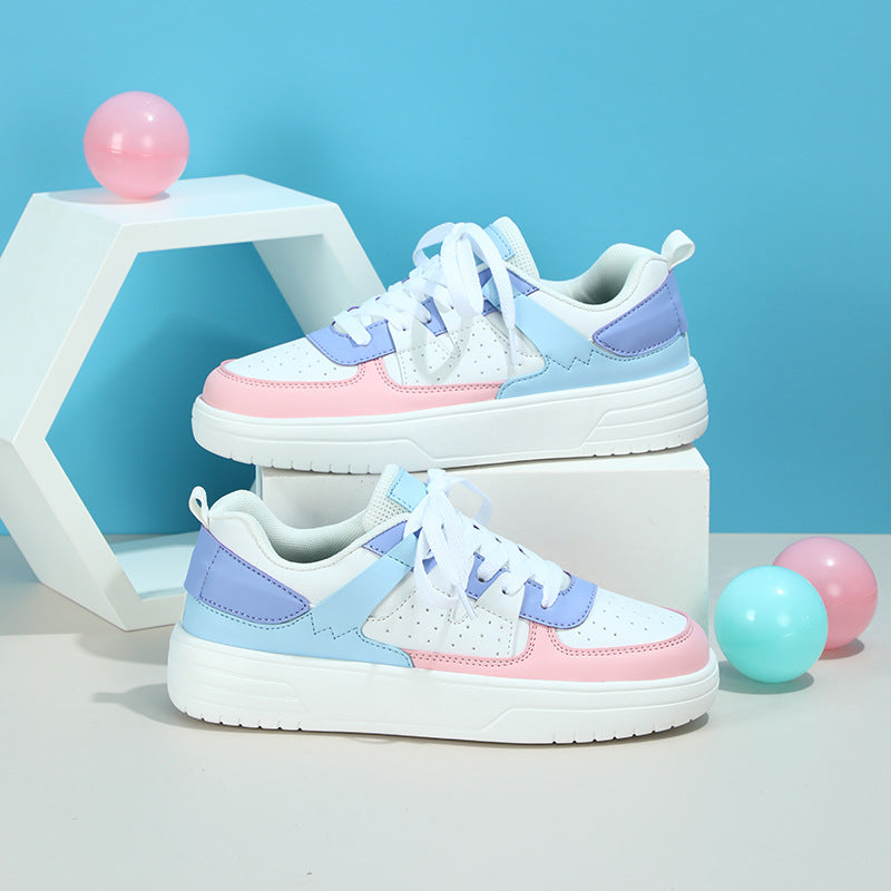 Sarah Express Unisex Platform Lace-Up Sneakers