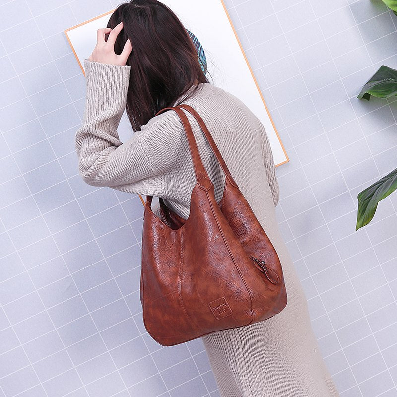 Sarah Express Soft Structured Casual Tote Shoulder Bag