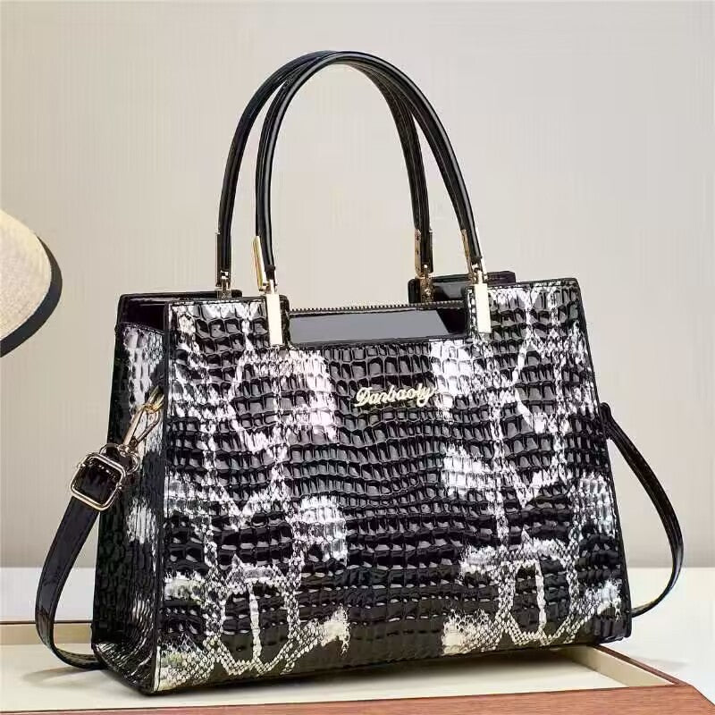 Sarah Express Structured Patterned Messenger Bag
