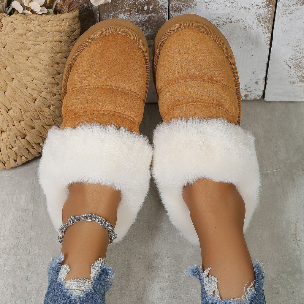 Sarah Express Plush Lined Winter Home Slippers
