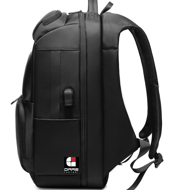 Sarah Express Multifunctional Travel Laptop Backpack Black with logo