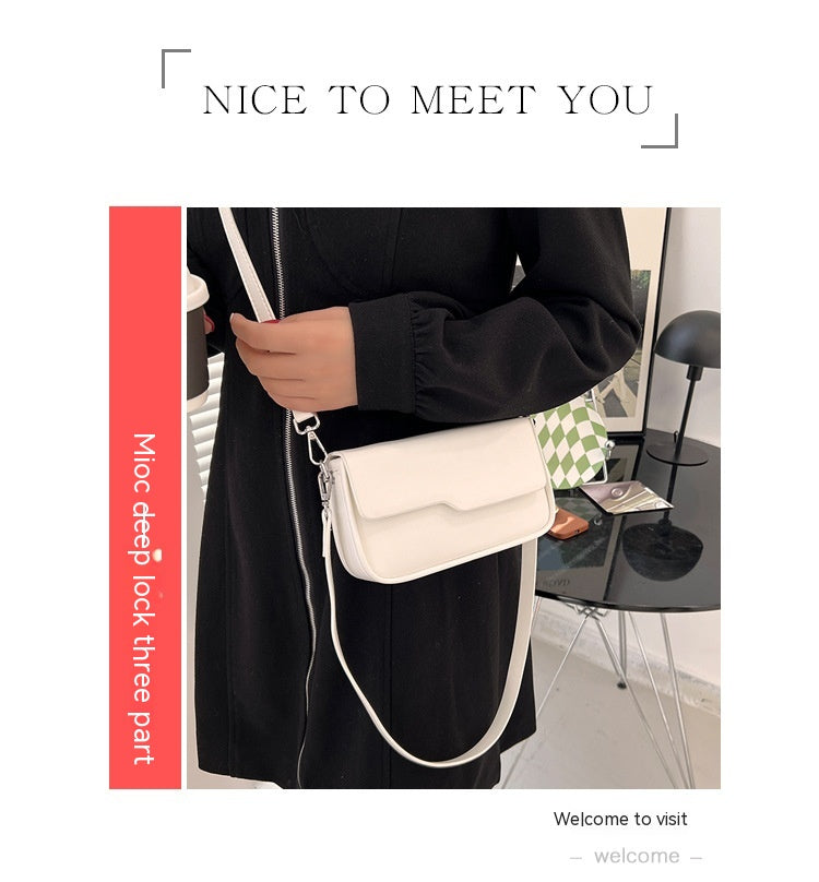 Sarah Express Minimalist Clamshell Underarm Shoulder Bag