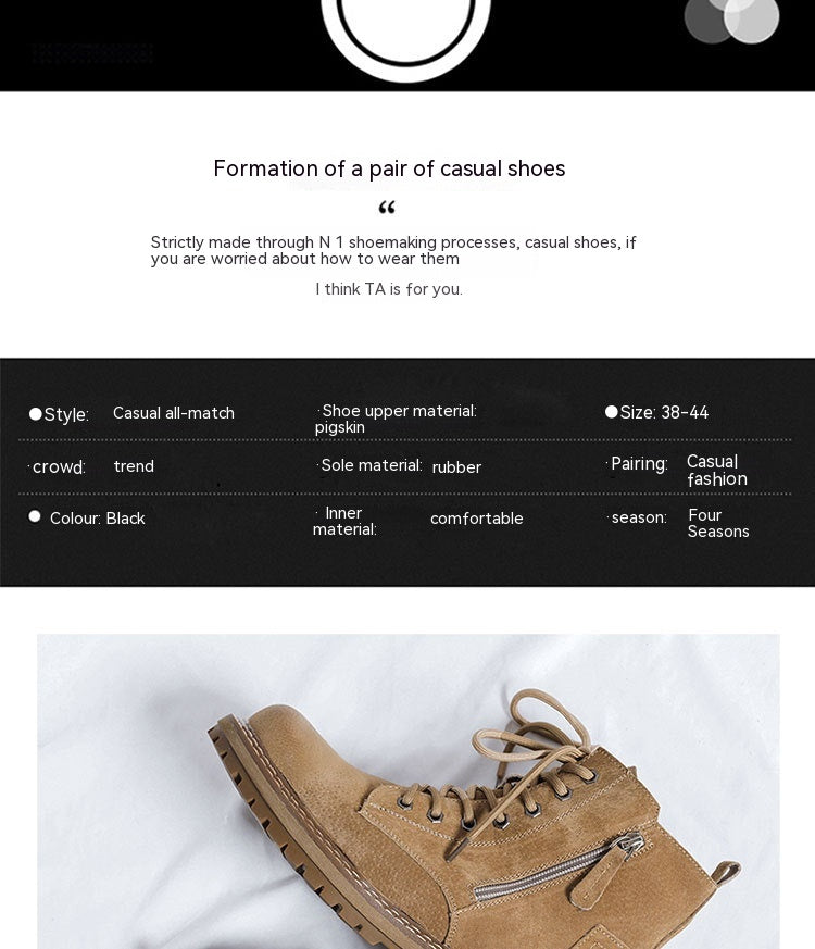 Sarah Express Side Zipper Fashionable Ankle Boots