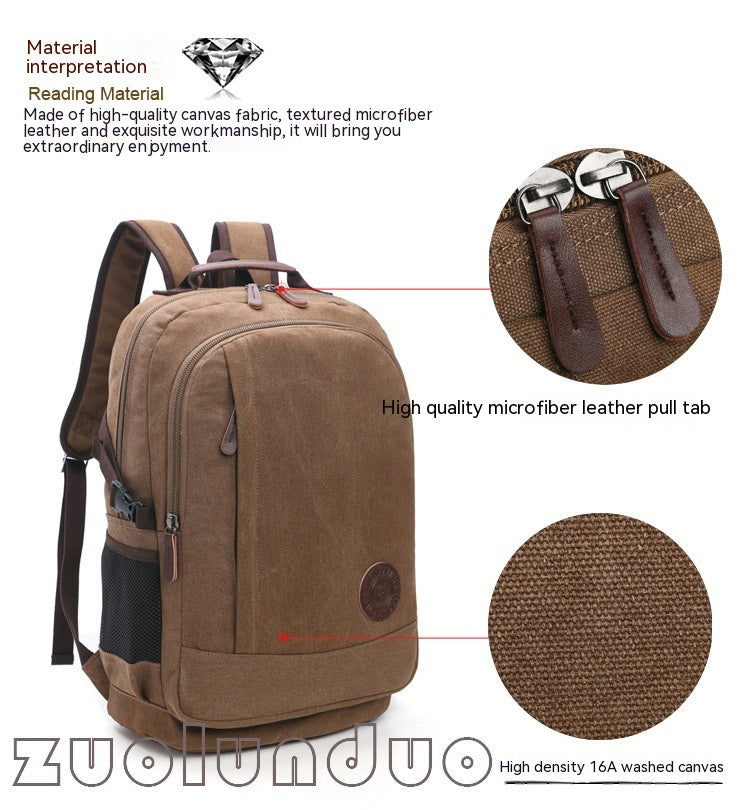 Sarah Express Washed Canvas Retro Casual Travel Backpack
