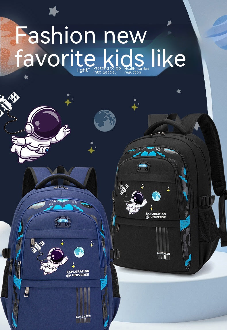 Sarah Express Astronaut Print School Backpack for Kids