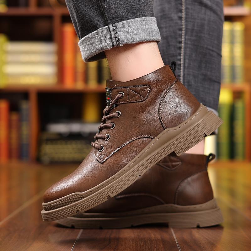 Sarah Express Men's Casual Lace-Up Tactical Boots