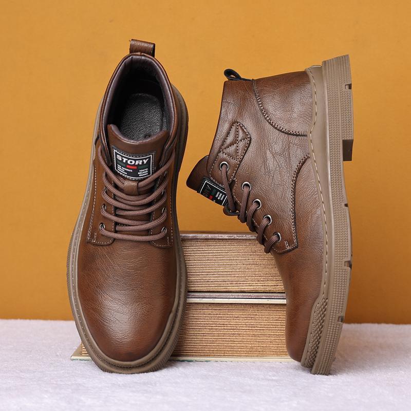 Sarah Express Men's Casual Lace-Up Tactical Boots