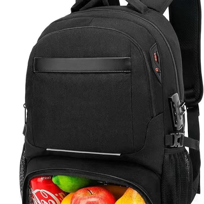 Sarah Express Convertible PU Leather Shoulder Bag Backpack Thermal Insulation Backpack