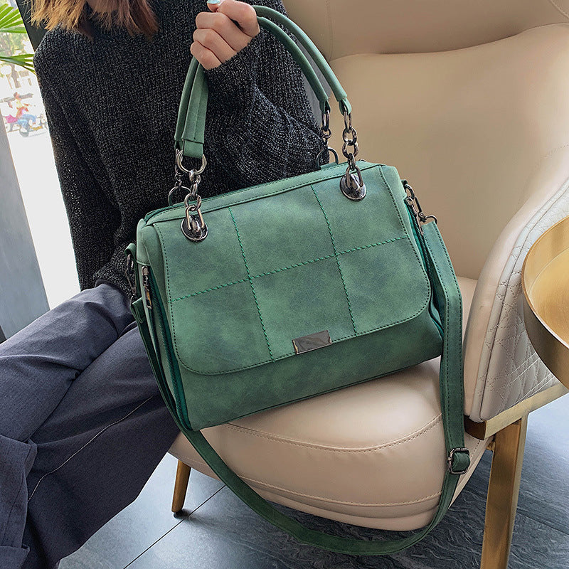 Sarah Express Matte Finish Structured Shoulder Handbag