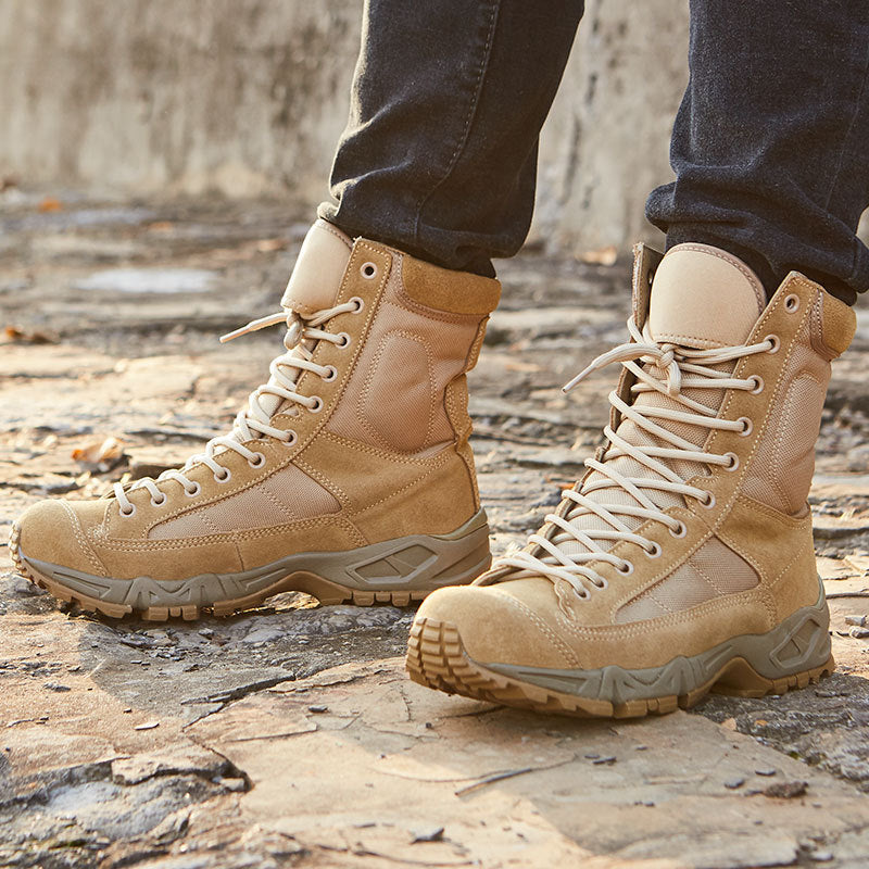 Sarah Express Breathable Military Tactical Boots Sand color
