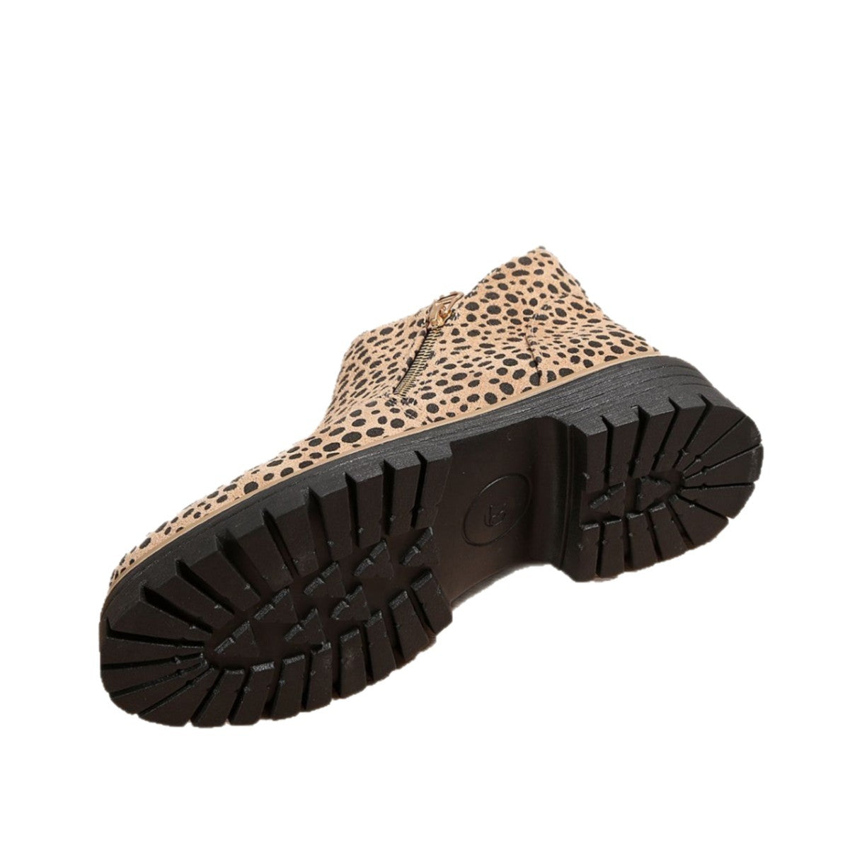 Sarah Express Leopard Print Pointed Toe Ankle Boots