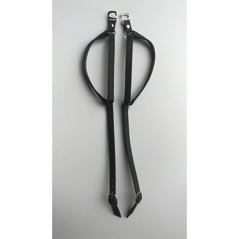 Sarah Express Instant Shoe Heel Straps Matte black