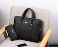 Sarah Express Structured Men's Business Briefcase Black with bag
