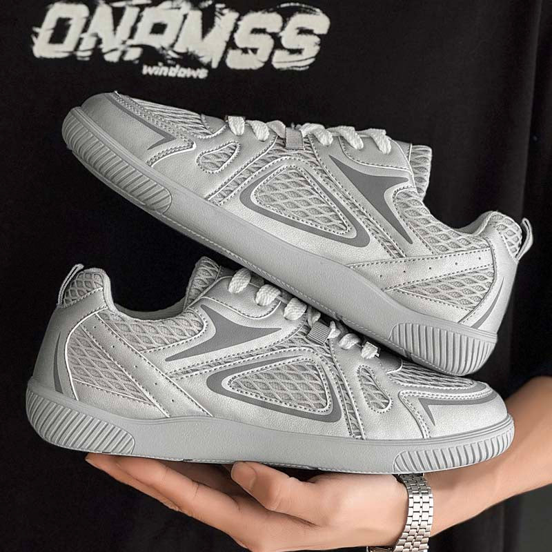 Men's 2026 Summer Trendy German Trainer Sneakers, Breathable Mesh Thick Sole Casual Student Footwear – product detail alternate view 4