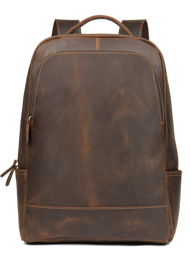 Sarah Express Structured Leather Travel Backpack for Men