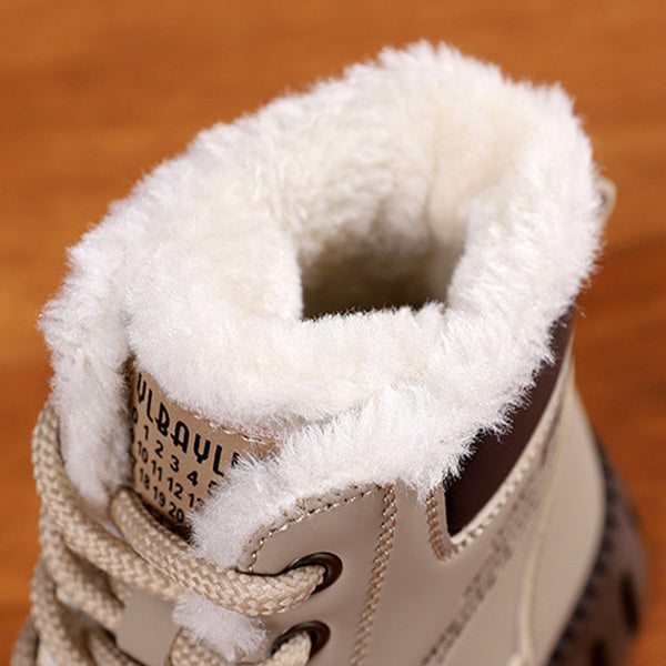 Sarah Express Fleece Lined Lace-Up Winter Ankle Boots
