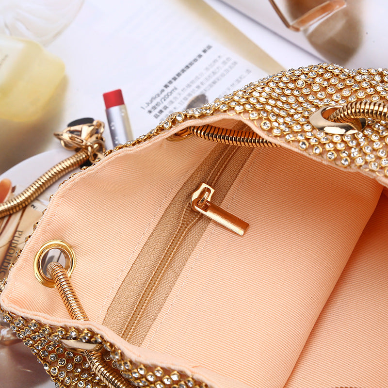 Sarah Express Crystal Diamond Evening Crossbody Bag