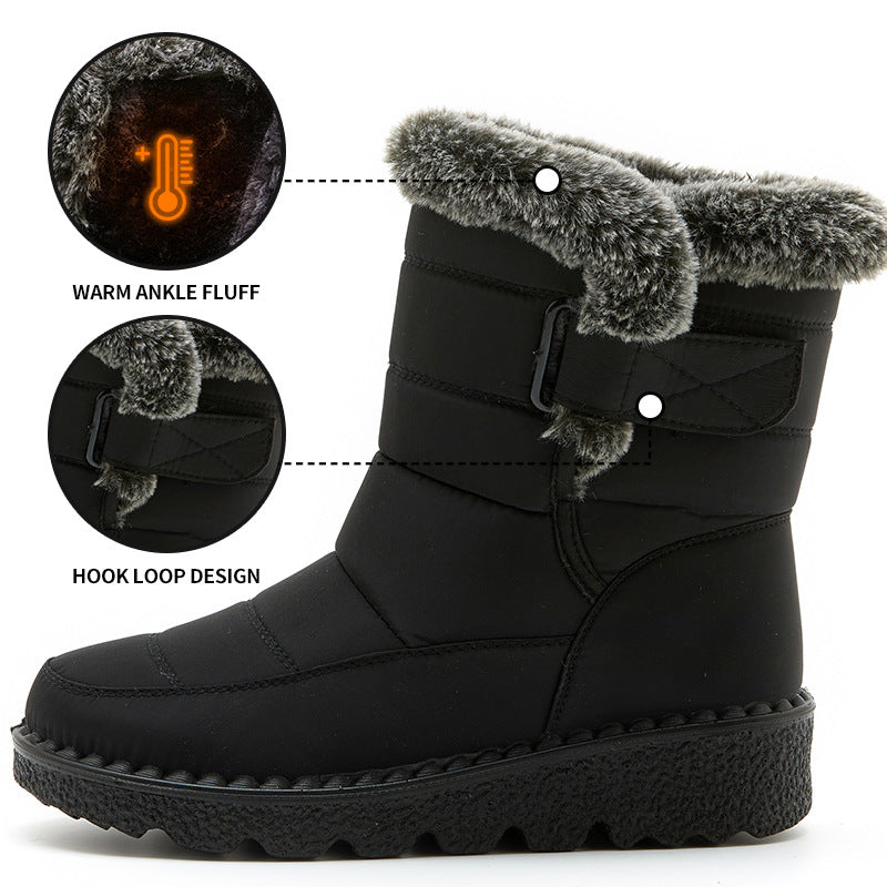 Sarah Express Waterproof Plush Lined Winter Snow Boots