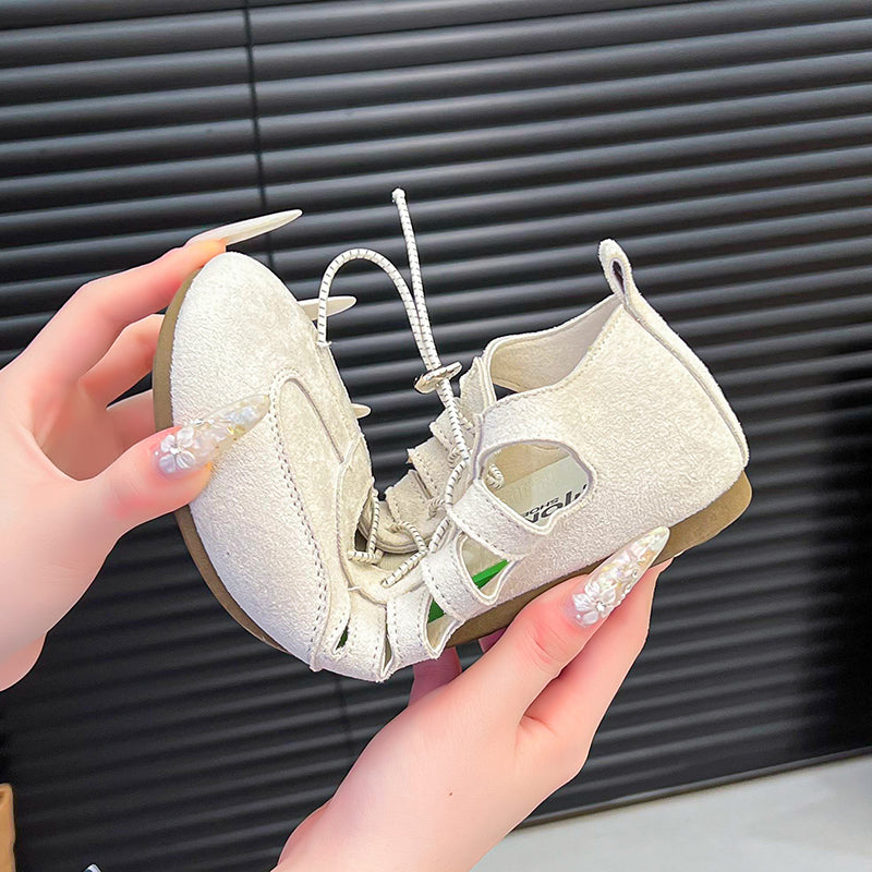 Sarah Express Breathable Hollow Lace-Up Platform Flats