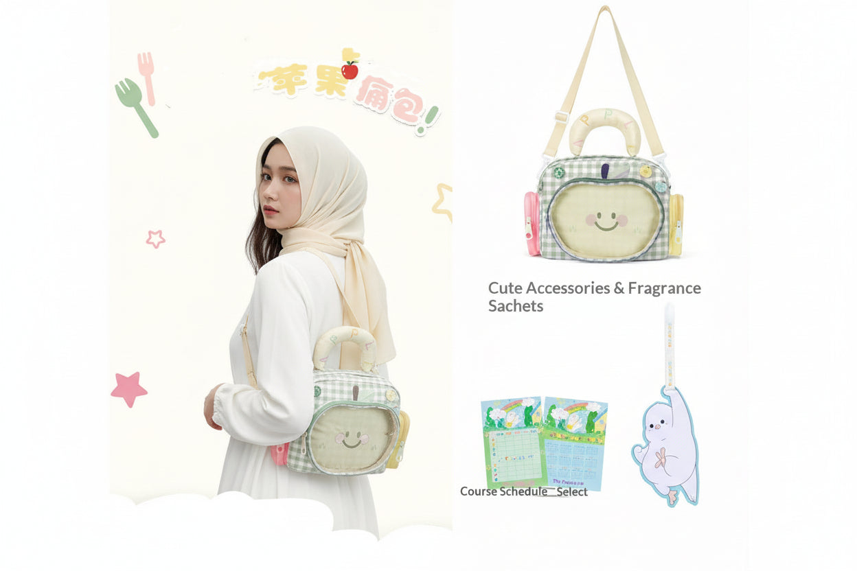 Sarah Express Color Block Polyester Crossbody Bag Green