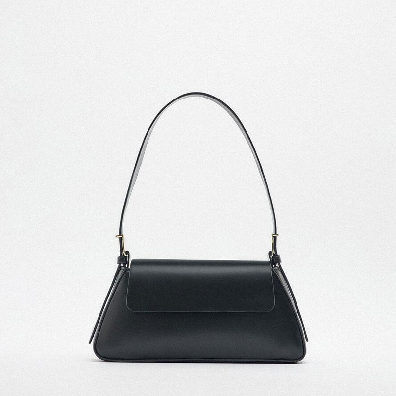 Sarah Express Structured Clamshell Shoulder Travel Bag Black