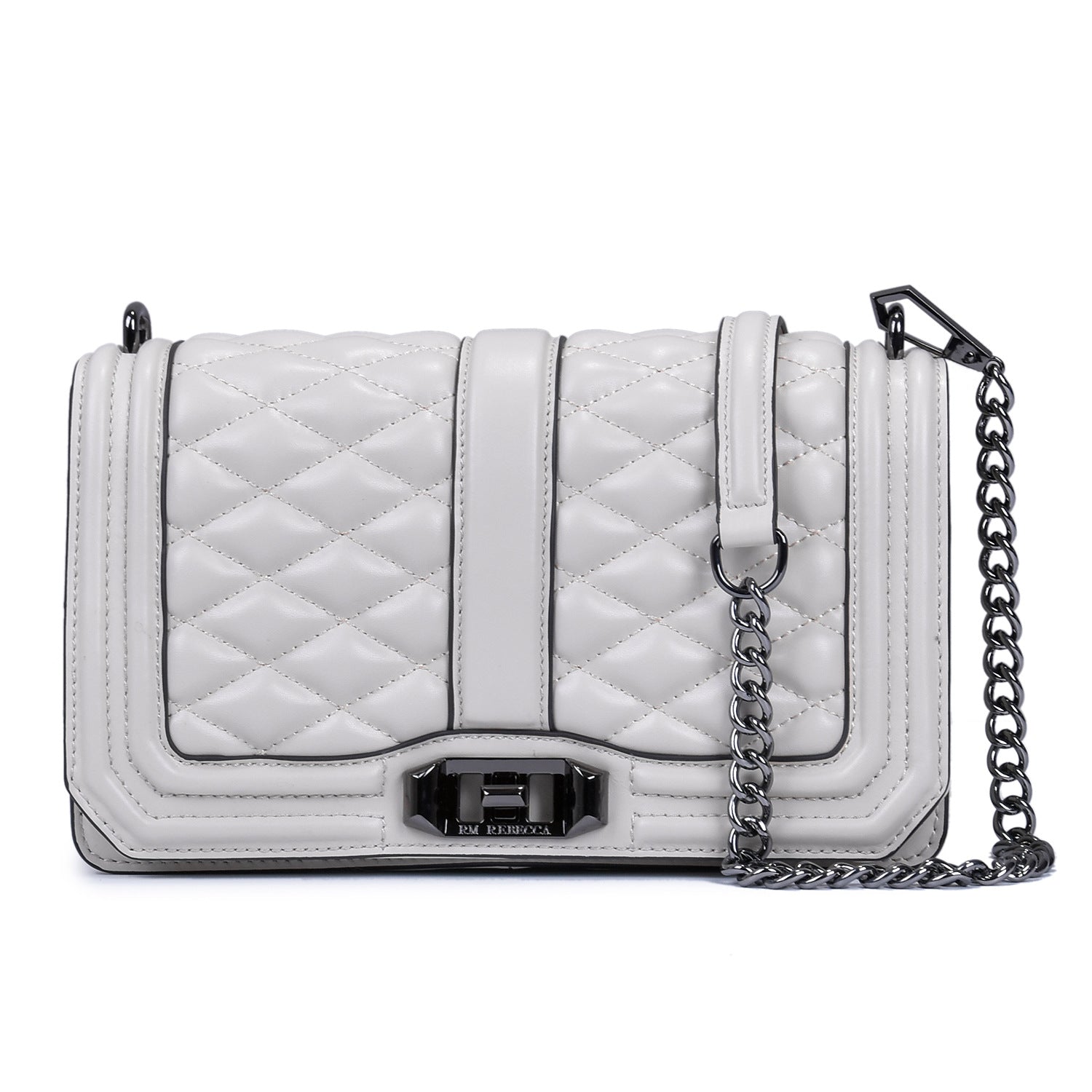 Sarah Express Rhombic Quilted Chain Shoulder Bag