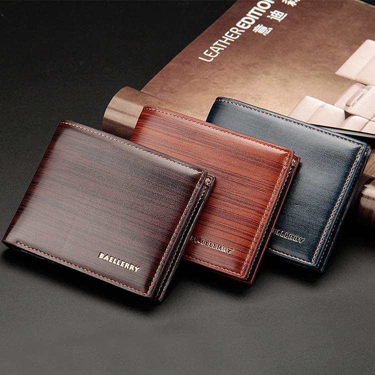 Sarah Express Compact Men's Three-Fold Wallet