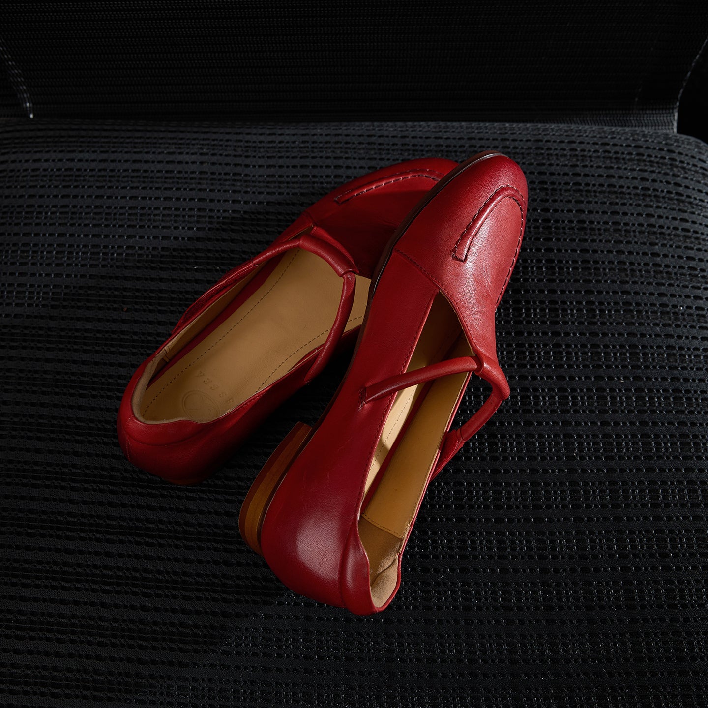 Sarah Express Full Grain Leather Mary Jane Flats