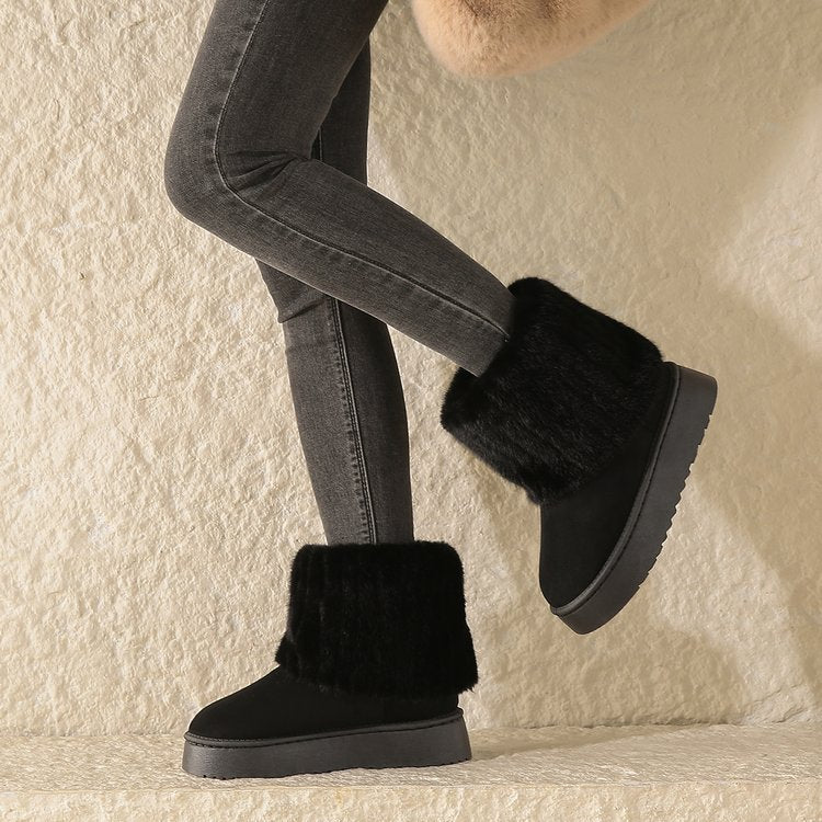 Sarah Express Plush Lined Thick Sole Winter Boots