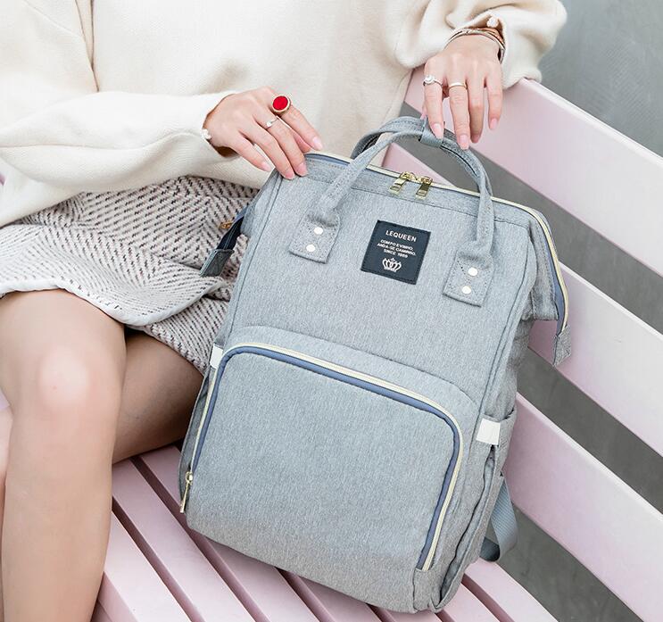 Sarah Express Waterproof Diaper Bag Backpack with USB Port