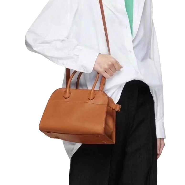 Sarah Express Textured Suede Commuter Tote Handbag