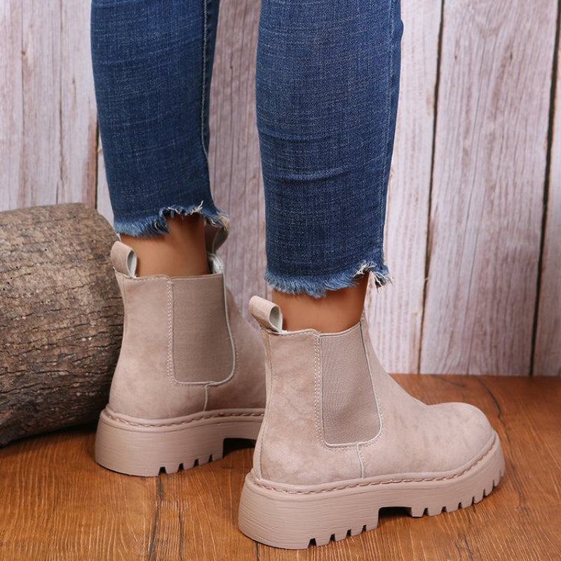Sarah Express Chunky Platform Ankle Boots