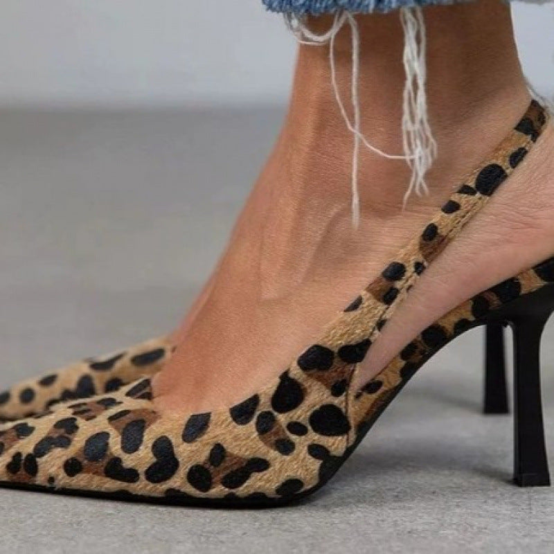 Sarah Express Elegant Pointed-Toe Satin High Heels
