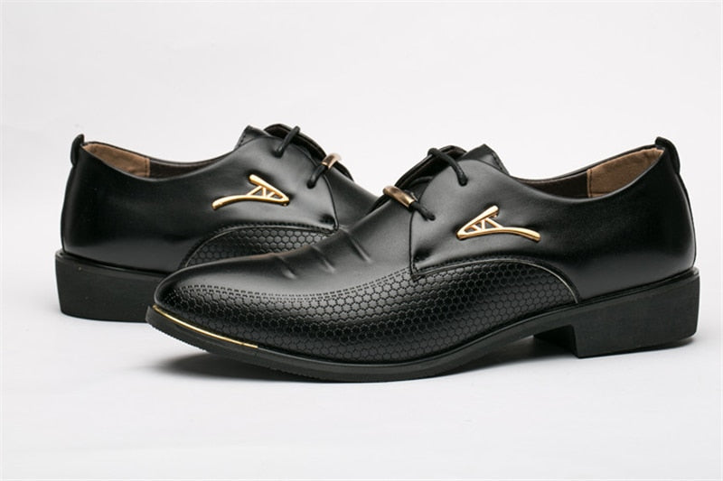 Sarah Express Classic Pointed Toe Formal Dress Shoes