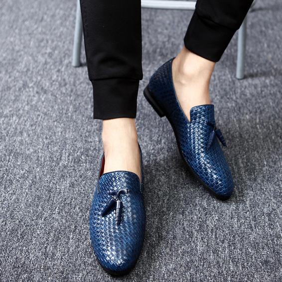 Sarah Express Woven Tassel Men Loafers