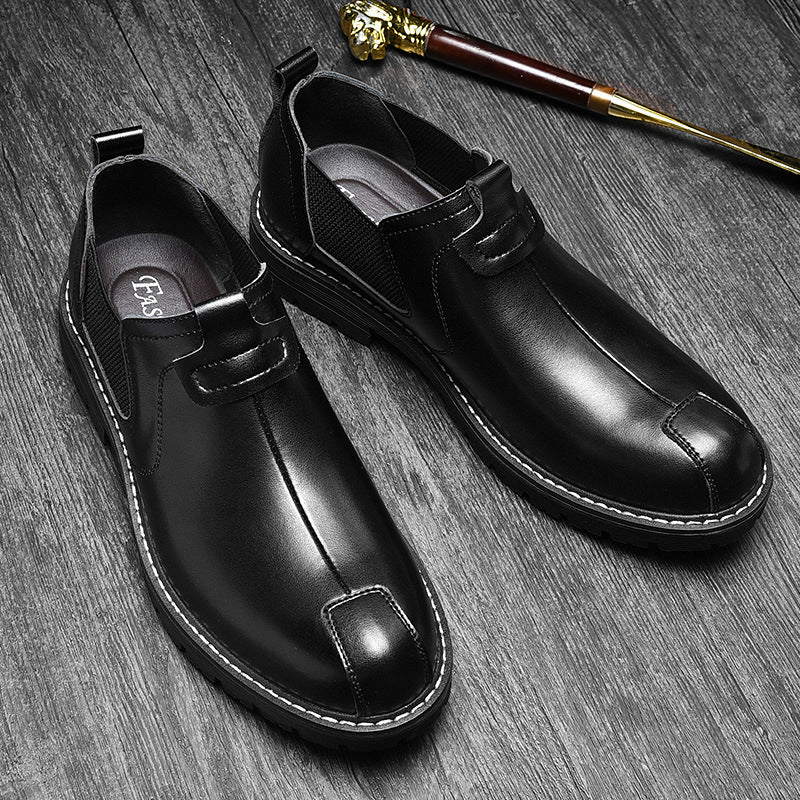 Sarah Express Casual Leather Slip-On Loafers