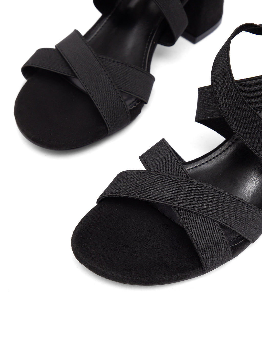 Sarah Express Cutout Square Heel Open-Toe Sandals