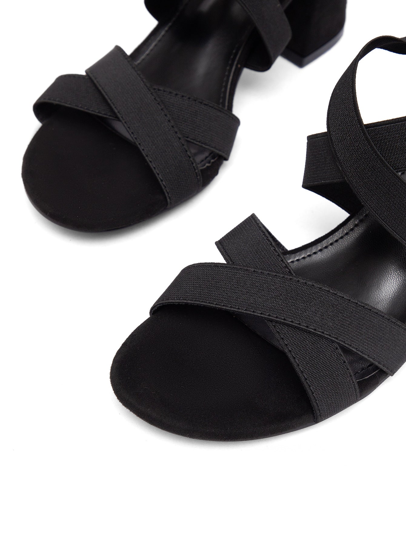 Sarah Express Cutout Square Heel Open-Toe Sandals