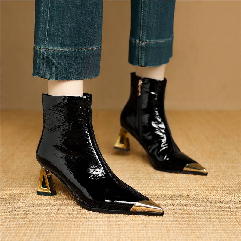 Sarah Express Pointed-Toe Stiletto Ankle Boots