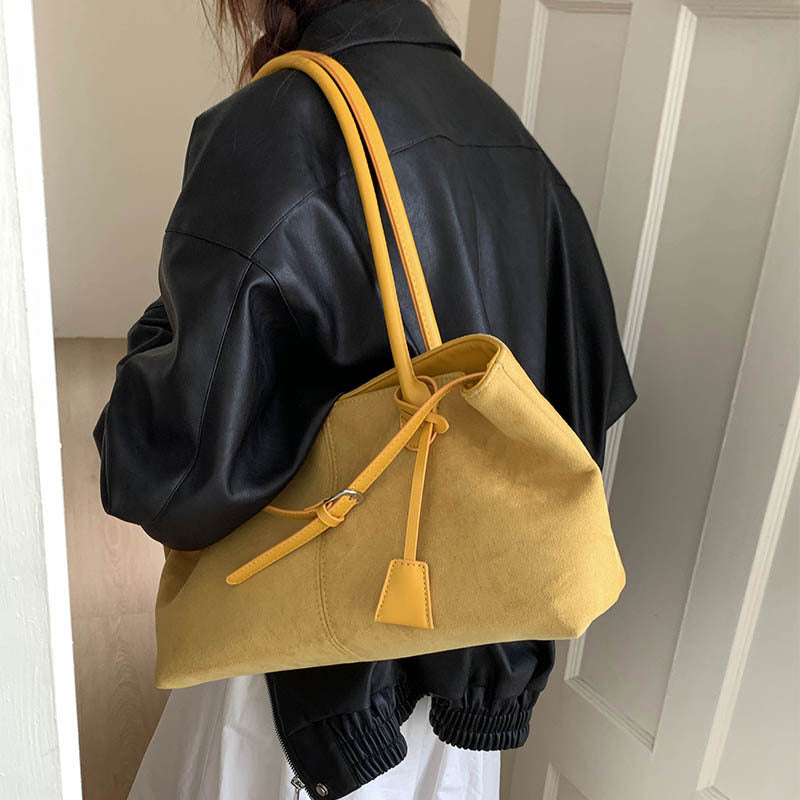 Sarah Express Retro Matte PU Leather Shoulder Bag