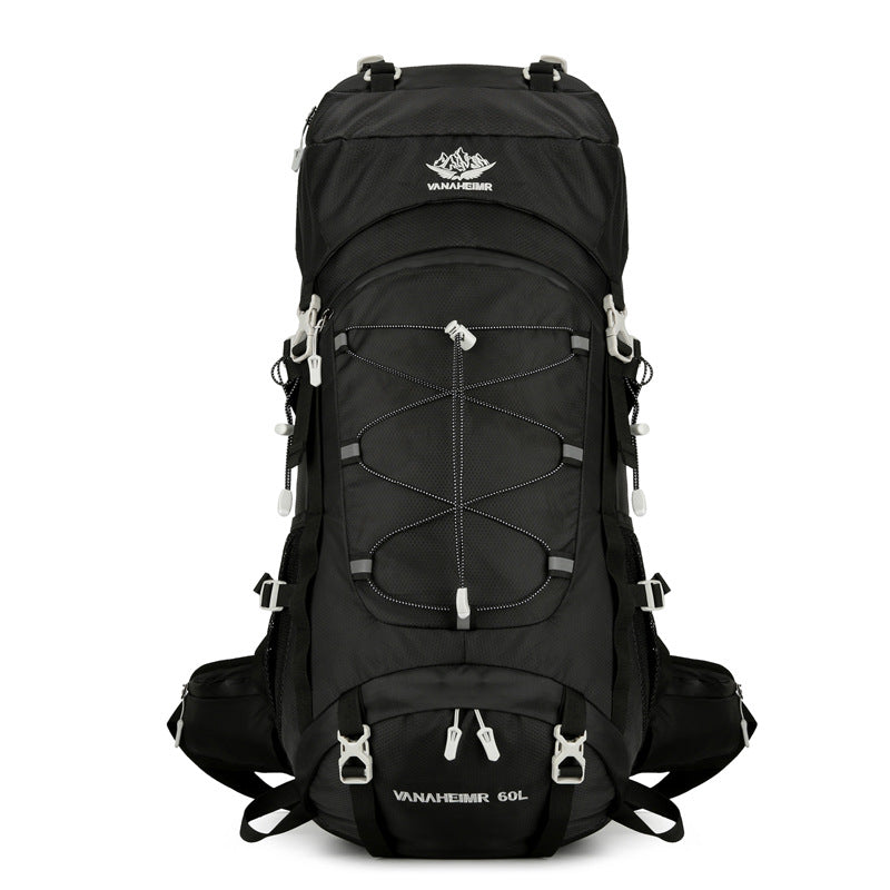 Sarah Express 60L Large Capacity Outdoor Hiking Backpack Black 60L
