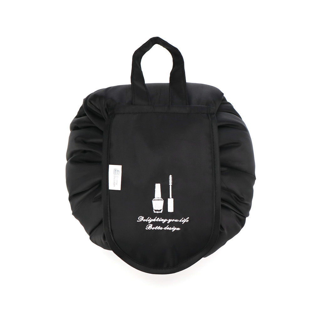Sarah Express Portable Drawstring Travel Makeup Storage Bag Black