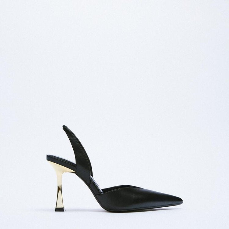 Sarah Express Pointed Toe Slingback Heels