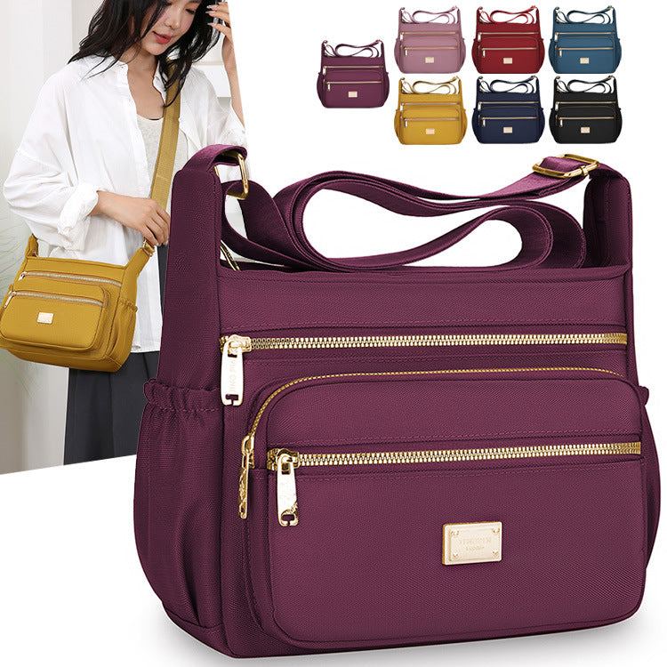 Sarah Express Multi-Compartment Oxford Cloth Shoulder Bag