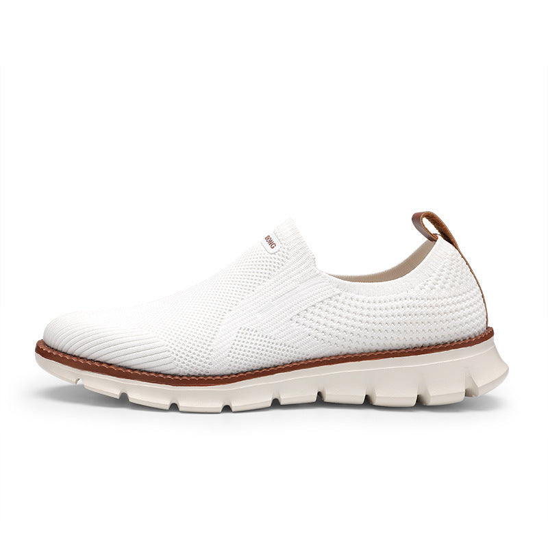 Sarah Express Breathable Men's Casual Walking Sneakers White