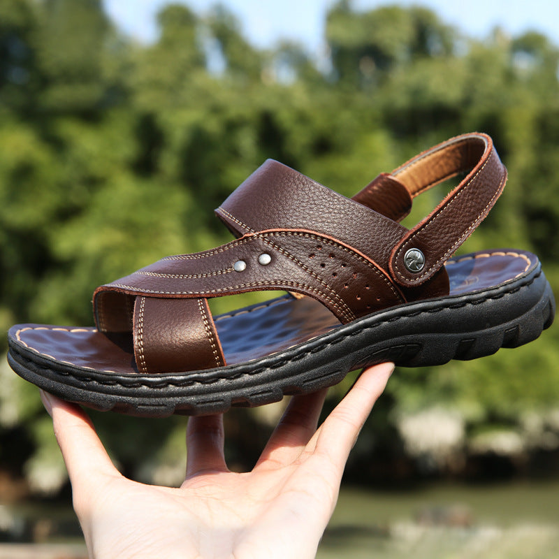 Sarah Express Men's Adjustable Strap Casual Beach Sandals