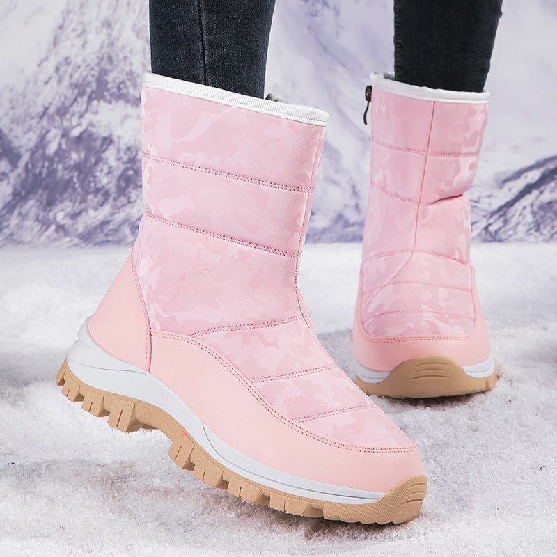 Sarah Express High-Top Plush Winter Snow Boots