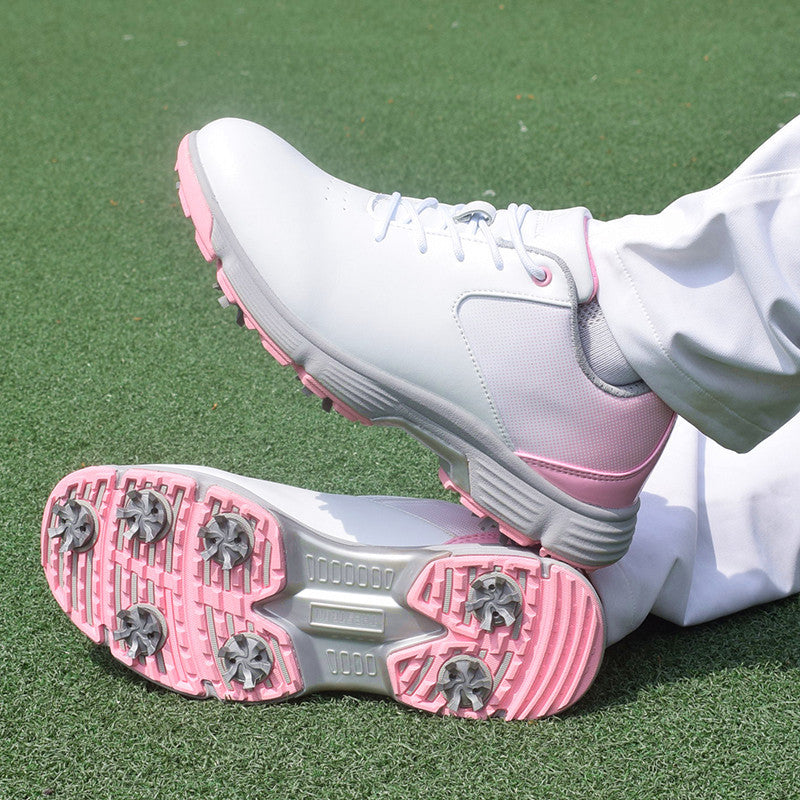 Sarah Express Women's Waterproof Microfiber Golf Sneakers