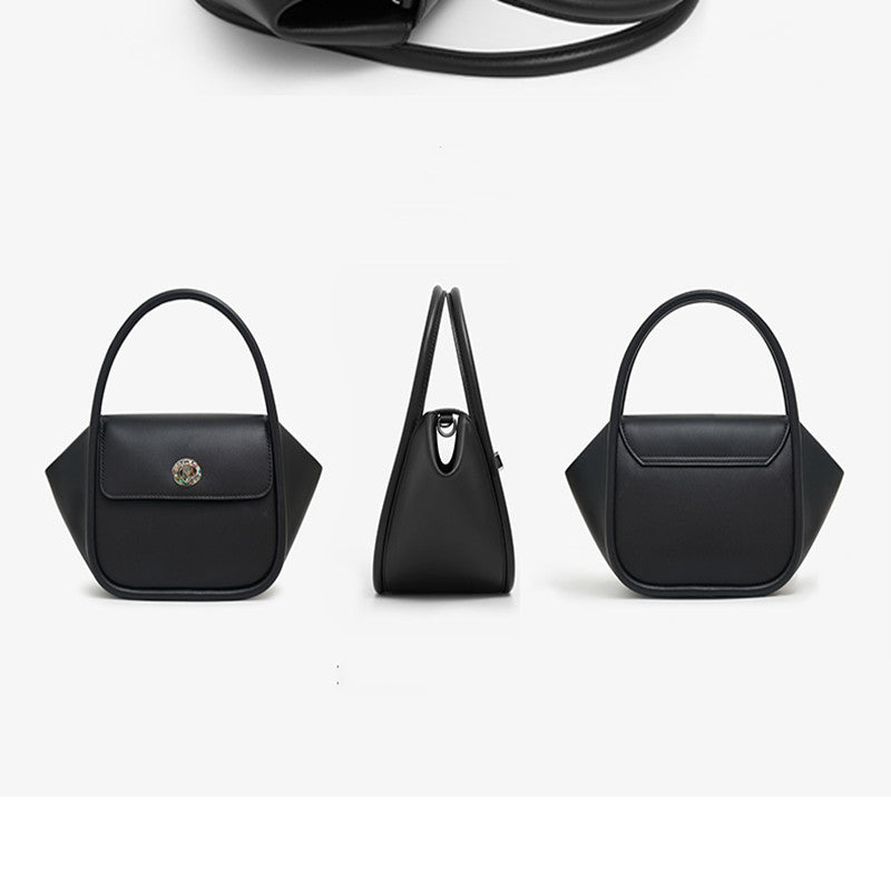 Sarah Express Winged Leather Tote and Crossbody Bag