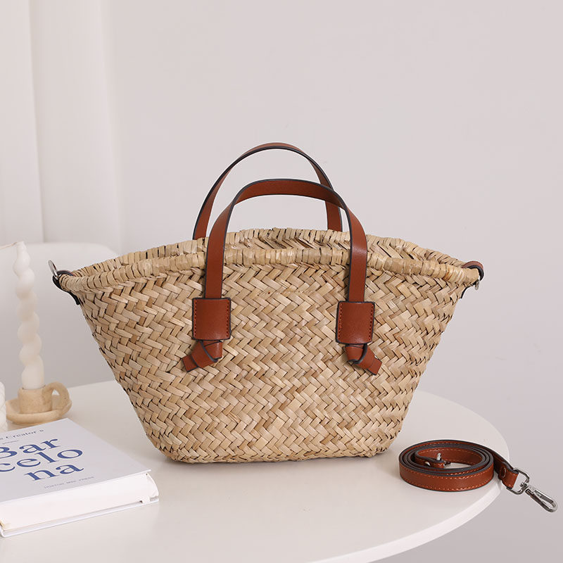Sarah Express Natural Straw Woven Shoulder Bag